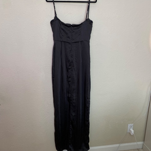 HOUSE OF CB 'Stefania' Black Corset Maxi Dress Size L NWOT - Picture 11 of 17